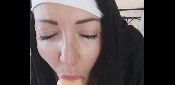  sister chantal is a really devout nun she could worship the penis for now whole
